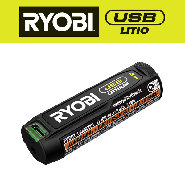 Foto del producto: Batería recargable USB de iones de litio de 2 Ah