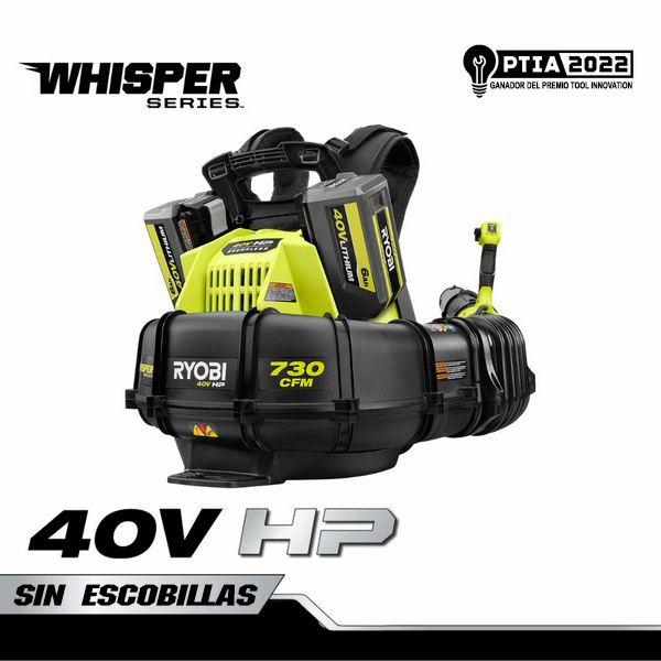 Foto del producto: KIT DE SOPLADORA CON MOCHILA SIN ESCOBILLAS HP DE 40 V WHISPER SERIES